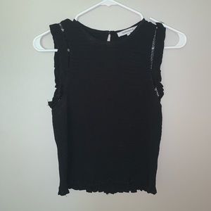 Olivaceous fitted top